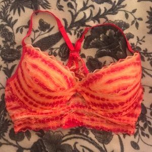 VS PINK Racerback Bralette (Orange Tie-dye)